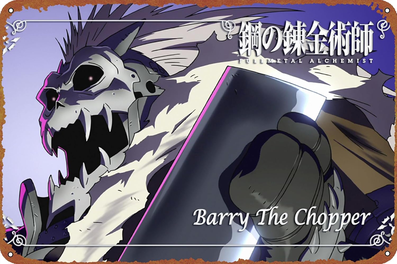 Home Garden Alchemist - Barry The Chopper Fullmetal Alchemist Anime