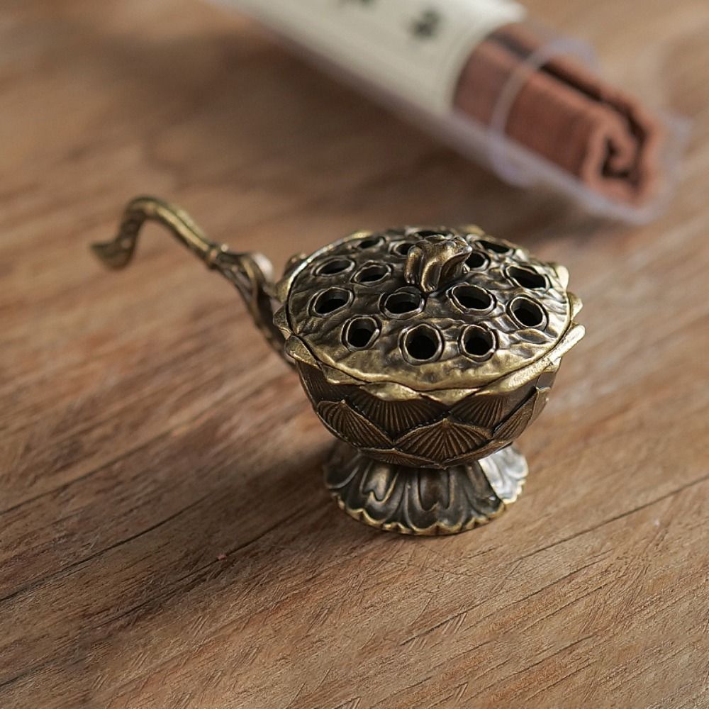 Incense Cone Holder - Nieuwe Chinese Stijl Wierookbrander Zinklegering Goede