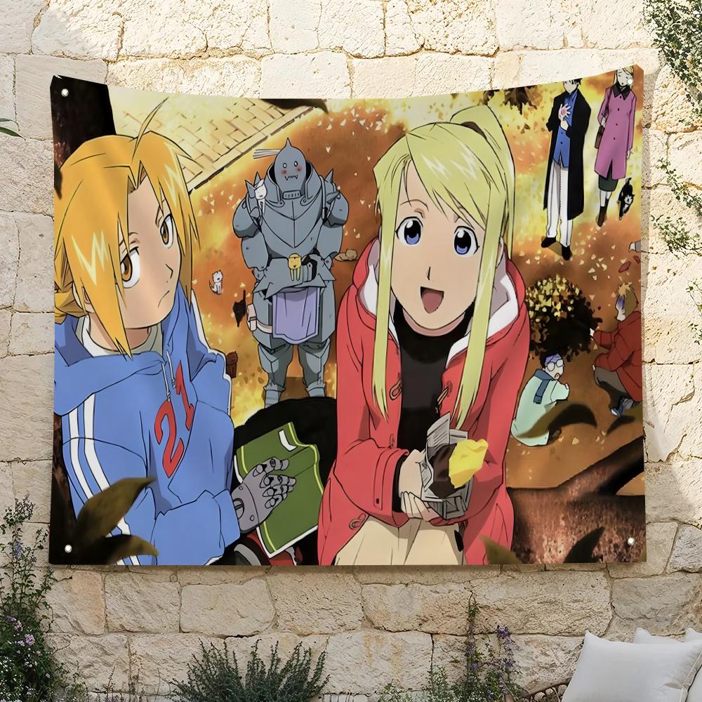 Home Garden Alchemist - F-Fullmetal Alchemist Flags Home Yard &