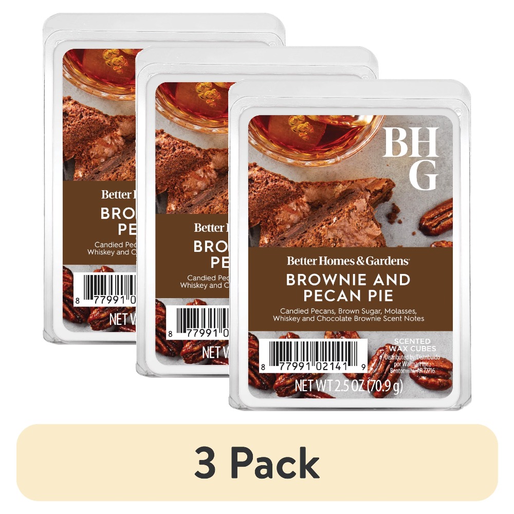 Home Fragrance Wax Melts - 3-pack Brownie Pecan Pie geurende wax