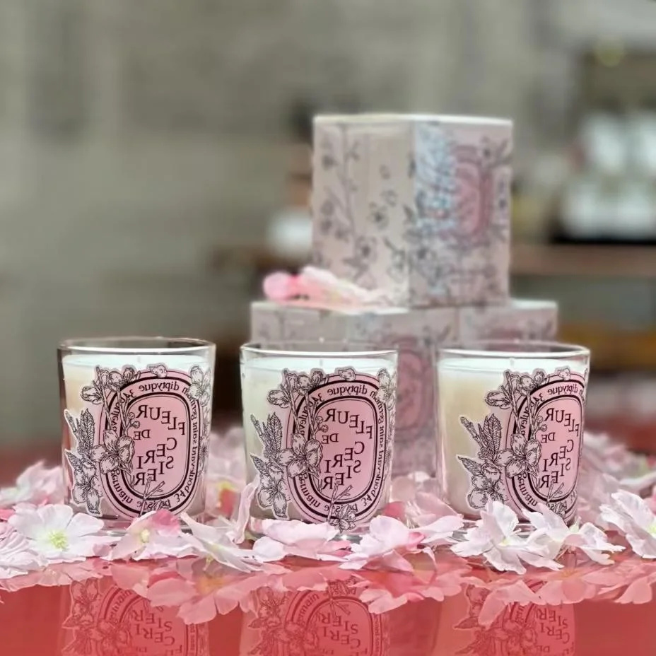 Home Fragrance Wax Melts - Romantische Limited Diptyques Kaarsen Sakura Geparfumeerde