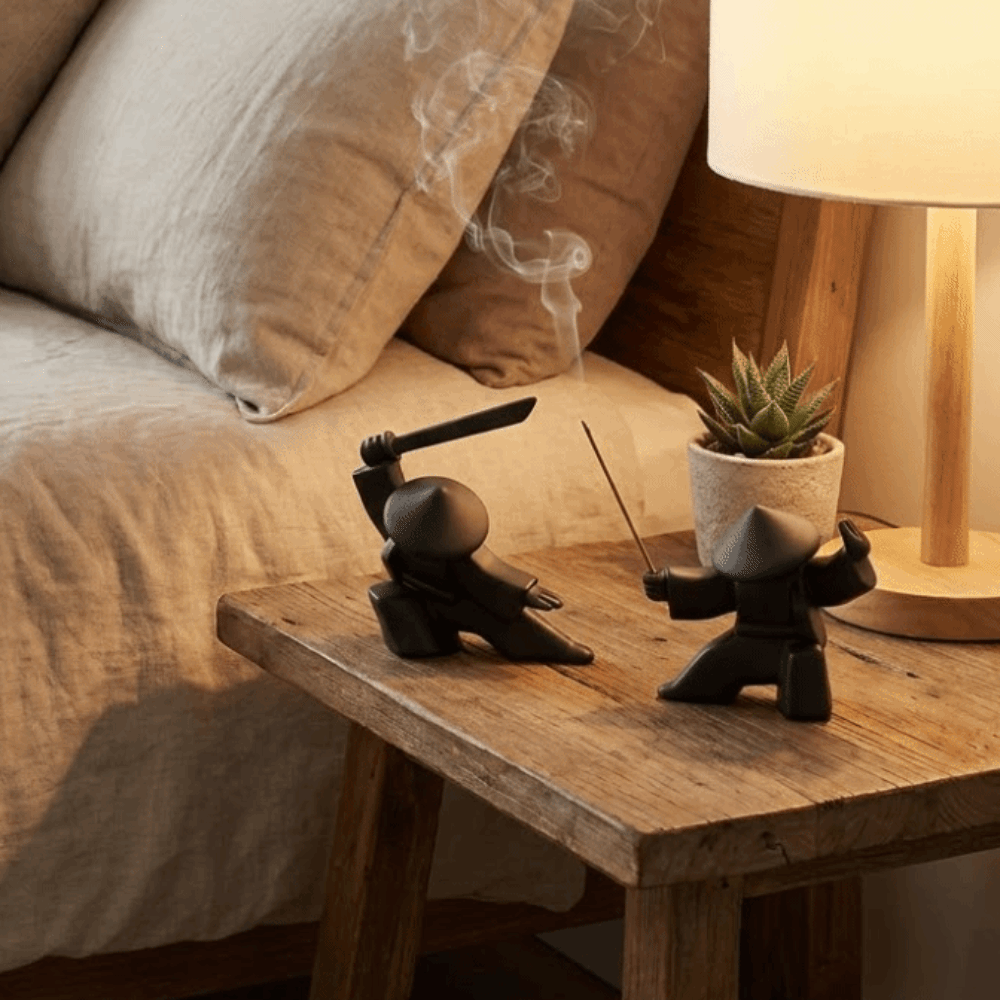 2 STUKS 3D Gedrukt Samurai Wie - Incense Cone Holder recensie en prijs