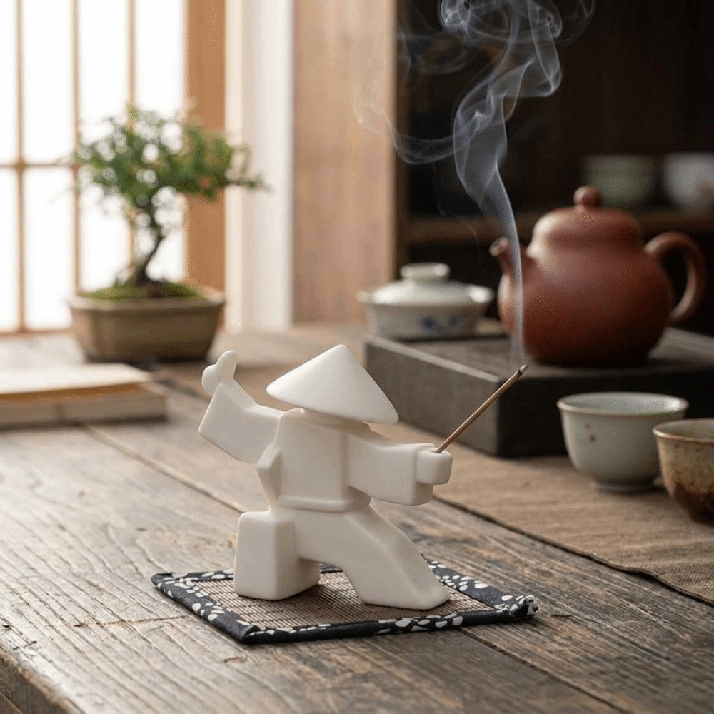 2 STUKS 3D Gedrukt Samurai Wie - Incense Cone Holder recensie en prijs