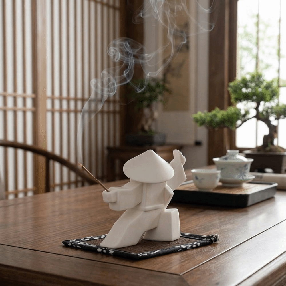 2 STUKS 3D Gedrukt Samurai Wie - Incense Cone Holder recensie en prijs