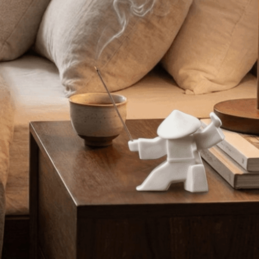 2 STUKS 3D Gedrukt Samurai Wie - Incense Cone Holder recensie en prijs