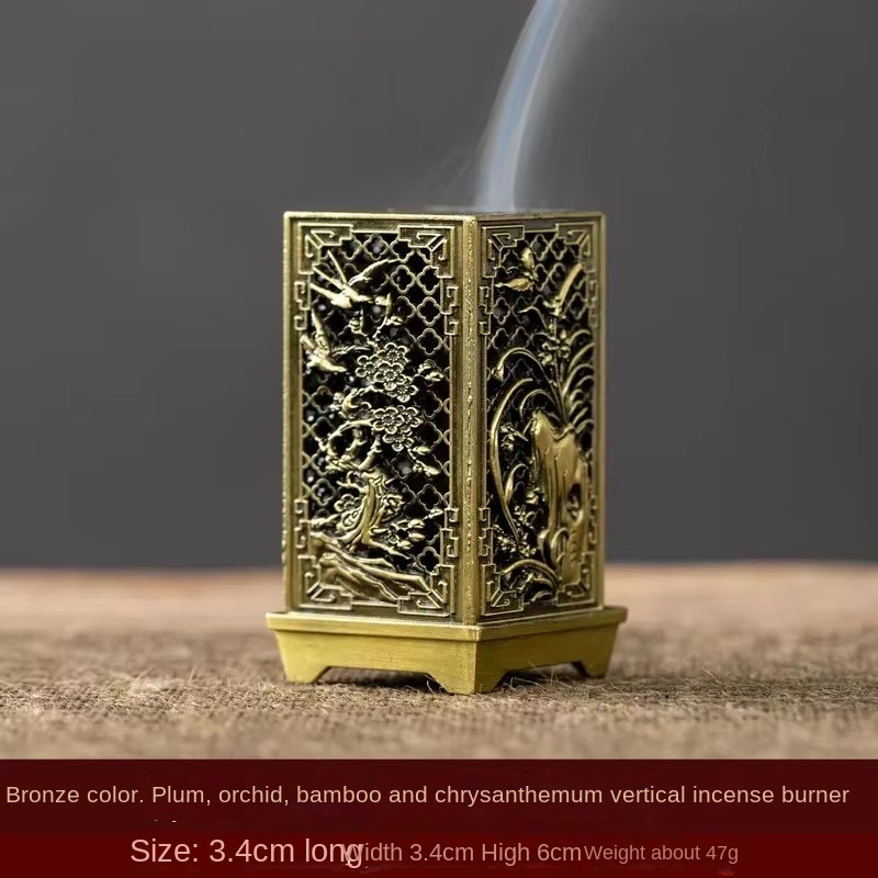Vierkante verticale wierookbra - Incense Cone Holder recensie en prijs