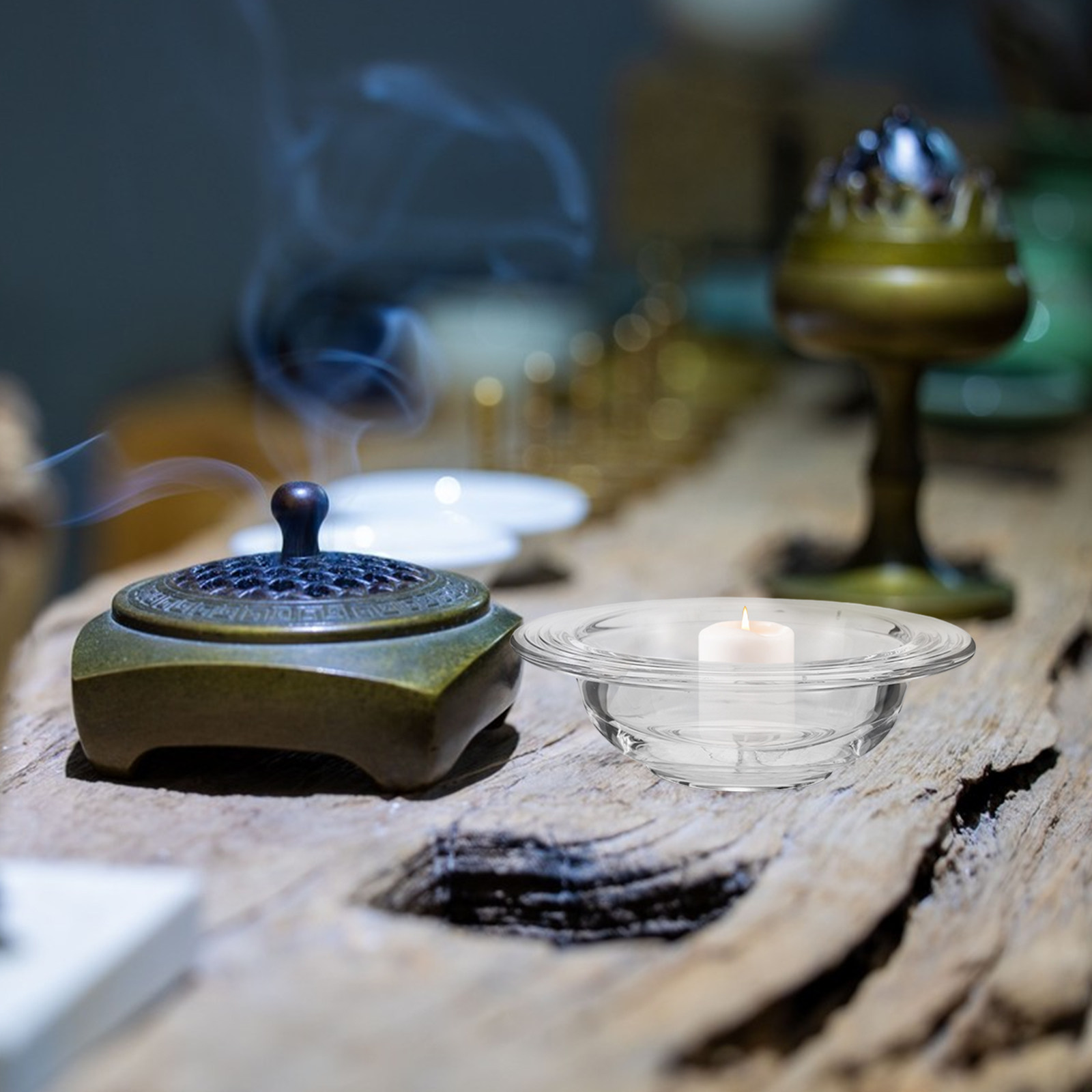 4 stuks transparant glazen was - Home Fragrance Wax Melts recensie en prijs