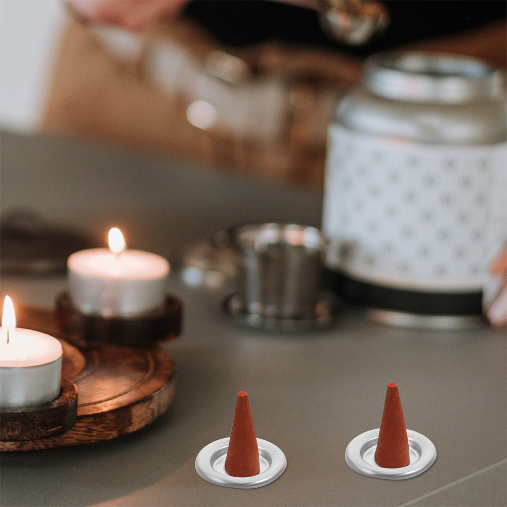 10 stuks aluminium wierookbakj - Incense Cone Holder recensie en prijs